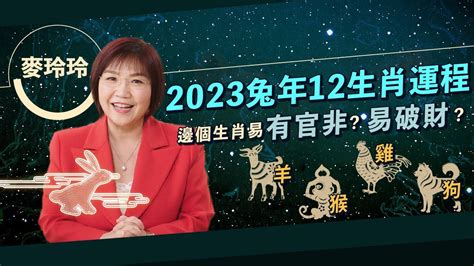 麥玲玲2023|麥玲玲2023兔年運程｜12生肖財運分析：你可能同馬 